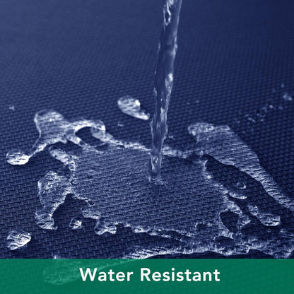 Biscaynebay Textured Fabric Tablecloths 52x70 Inches Rectangular, Navy Water Resistant Tablecloths for Dining, Kitchen, Wedding and Parties etc. Machine Washable