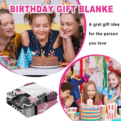 Atokker Sweet 16 Gifts for Girls - Cozy Blanket 50"x60", 16th Birthday Present for Teens, Unique Party Decoration, Perfect Sweet Sixteen Gift Ideas for Teenage Girls
