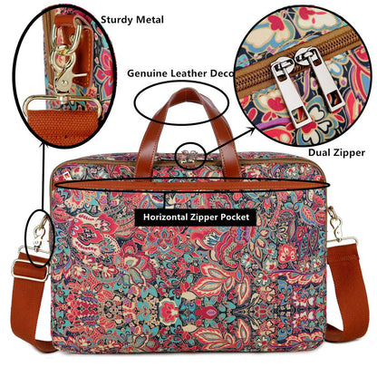 Baosha Multicoloured 17inch Laptop Computer Bag Messenger Bag Briefcase for Women BC-07 (HS)