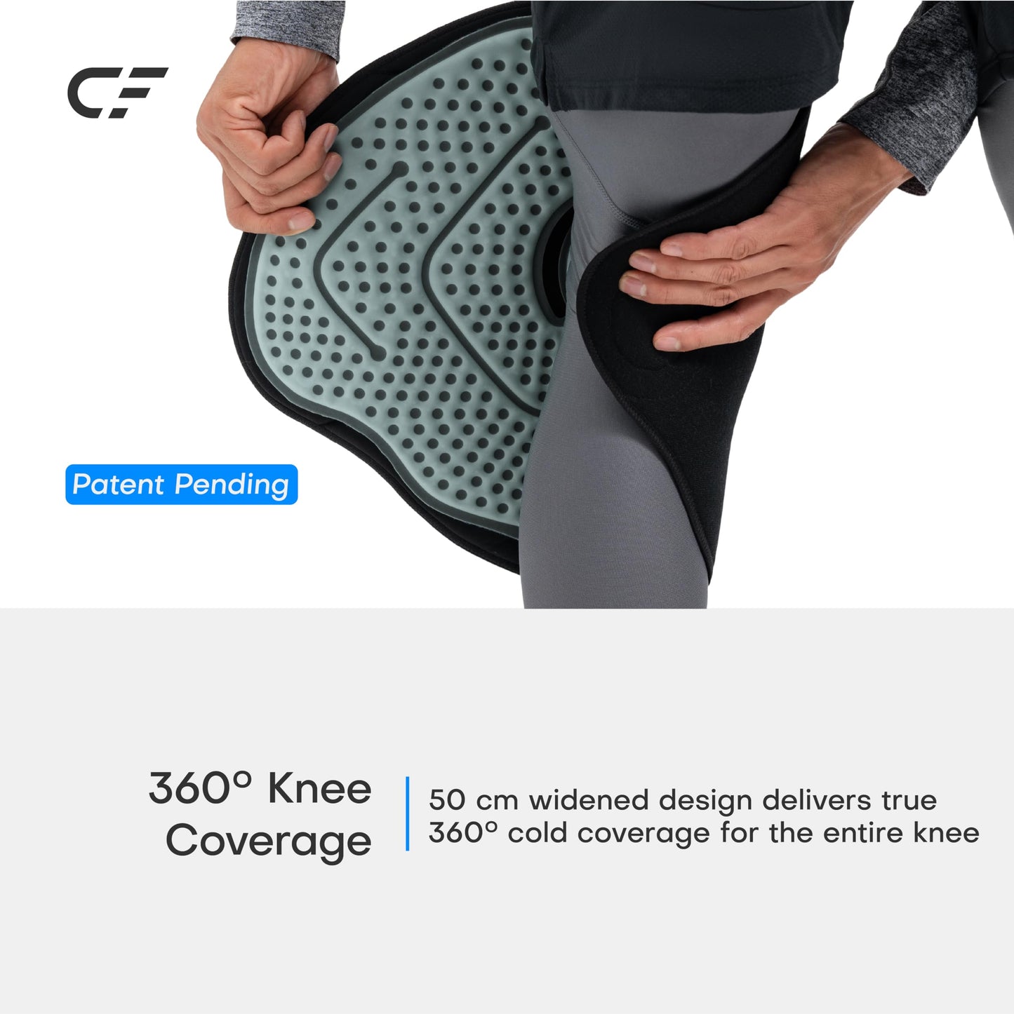 CRYOFORCE CF-3 Pro Cold Therapy Machine, 11QT Large-Capacity Ice Therapy System for Full Knee & Shoulder Coverage, Programmable Recovery System for ACL, TKR & Sports Training