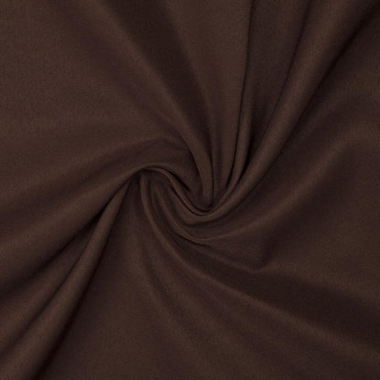 Gee Di Moda Rectangle Tablecloth - 90 x 132 Inch Chocolate Table Cloth for 6 Foot Tables with Floor-Length Drop - Heavy Duty Washable Fabric for Holiday Party, Dinner, Weddings & Baby Shower