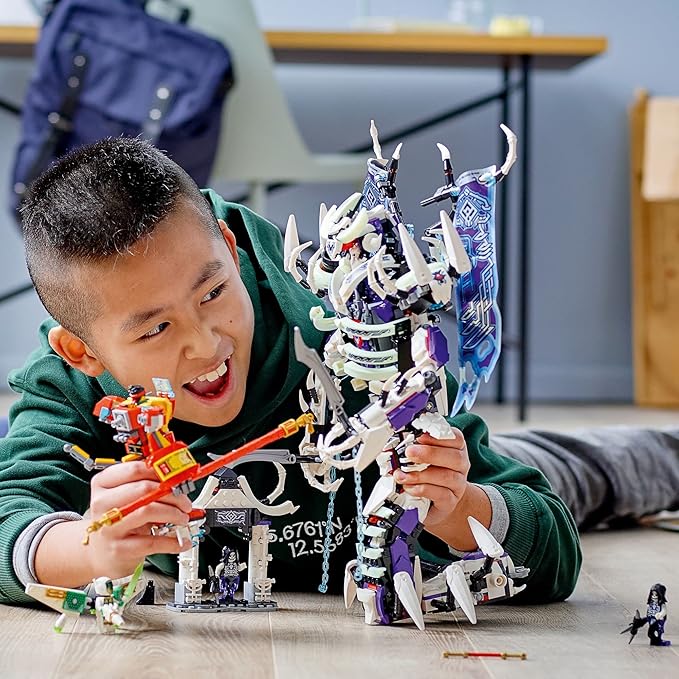 LEGO Monkie Kid The Bone Demon 80028 Creative Toy Building Kit Awesome Play-as-You-Build Set for Kids (1375 Pieces)