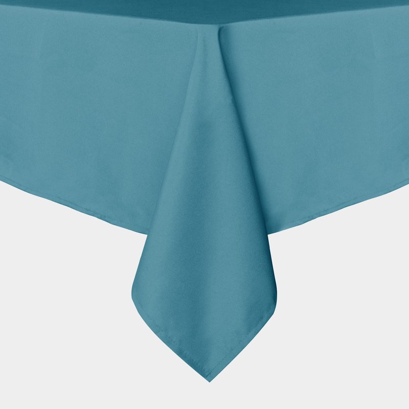 sancua Rectangle Tablecloth - 60 x 120 Inch - Stain and Wrinkle Resistant Washable Polyester Table Cloth, Decorative Fabric Table Cover for Dining Tables, Buffet Parties and Camping, Teal