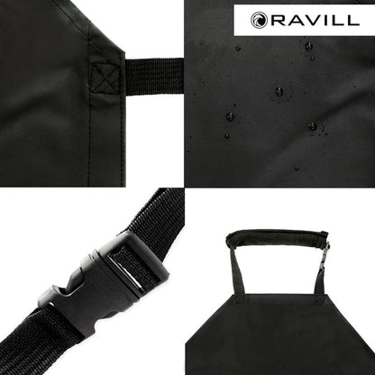Waterproof Apron For Men and Women - 2 Pockets - Black - 2 Pack - 35" Multi Purpose Work Aprons for Dishwashing, Dog Grooming, Cleaning - Heavy Duty Dishwasher Apron - Water Resistant Kitchen Apron