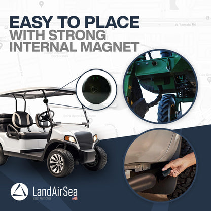 LandAirSea 54 GPS Tracker (Premium Edition) - Long Battery, Magnetic, & Waterproof. Global GPS Tracker for Vehicles. Made in The USA from Domestic & Imported Parts. Subscription is Required.