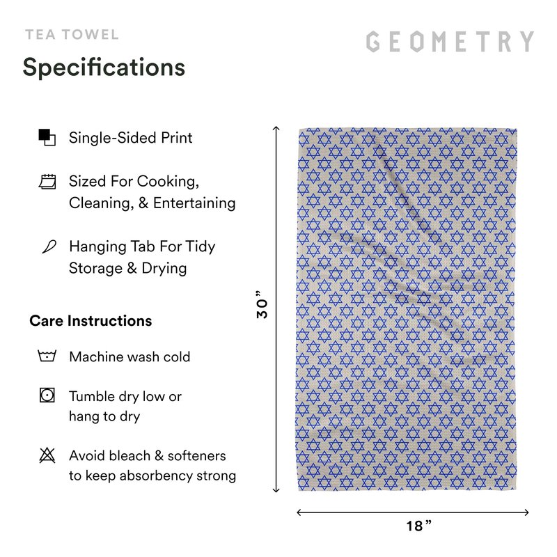 GEOMETRY Christmas Kitchen Towels - Quick Dry Microfiber Cloth Dish Towels for Kitchen Drying - Premium Quick Dry Towel - Sparkling Night