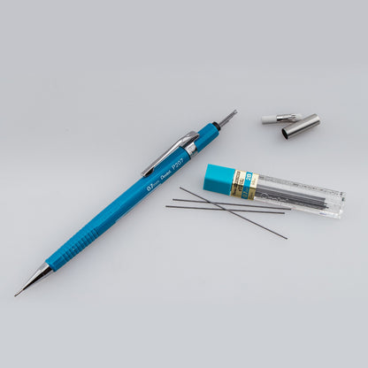 Pentel P207BP2K6 Sharp Mechanical Drafting Pencil, 0.7 mm, Blue Barrel, 2/Pack