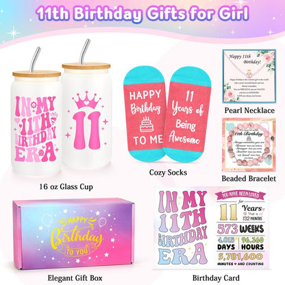 11 Year Old Girl Birthday Gifts for 11 Year Old Girl Gift Trendy 11th Birthday Gifts for Girls Age 11 Gift Ideas Cool Stuff Things for Tweens, Teens, Preteen Girls Happy 11th Decoration Present