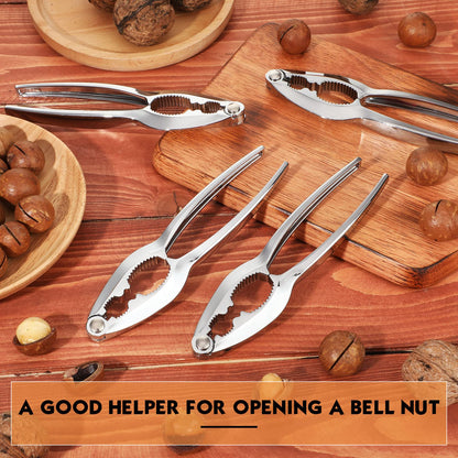 Zhehao 30 Pack Nut Crackers Tool Bulk Crab Crackers and Tools Heavy Duty Crab Leg Claw Crackers Opener Tool for Nuts Shellfish Seafood Home Restaurant Kitchen Crumbled Tools (Silver)