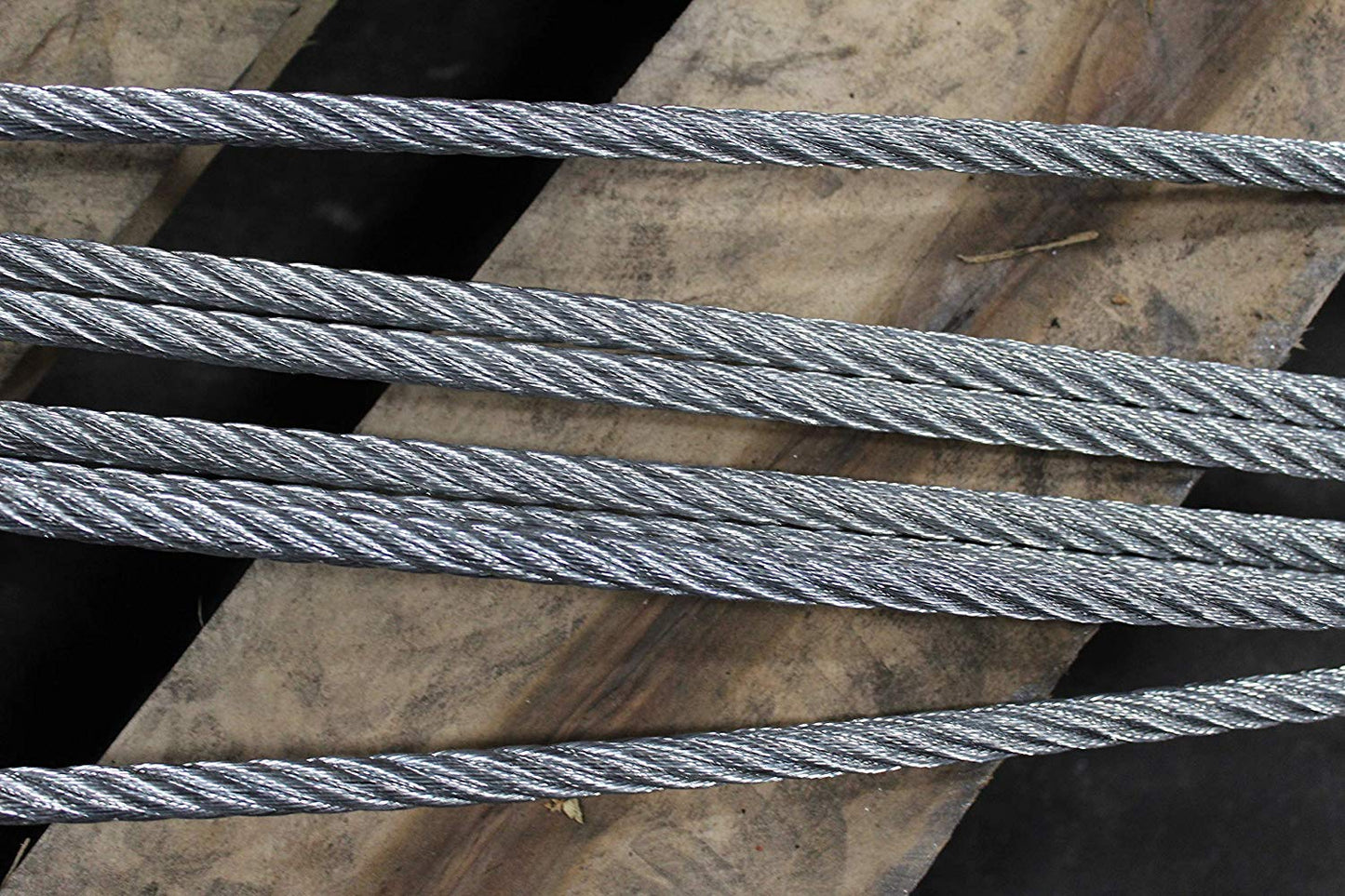 Four Leg Bridle Wire Rope Sling | 3.5 Ton Vertical Rated | Eye Hooks with Safety Latches | 5/16" Dia. | 10' Length | EIPS 6x25 IWRC | Hanes Supply (HSI) Heavy Duty Rigging Cable