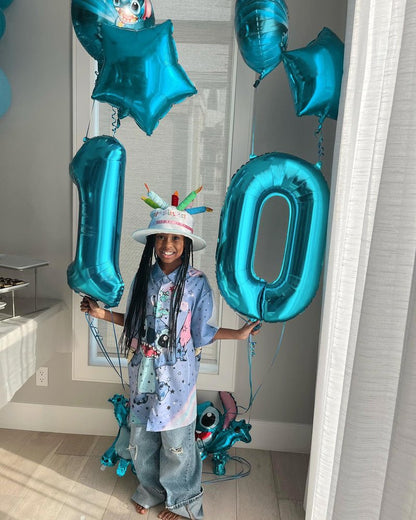 Blue Number 20 Balloon 40 inch, 20 Number Balloons, 20th Blue Birthday Decorations for Girls Boys Kids, 20 Year Old Blue Party Supplies