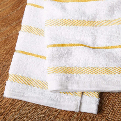 KitchenAid Albany Kitchen Towel Set, Orange Sorbet, 4 Piece