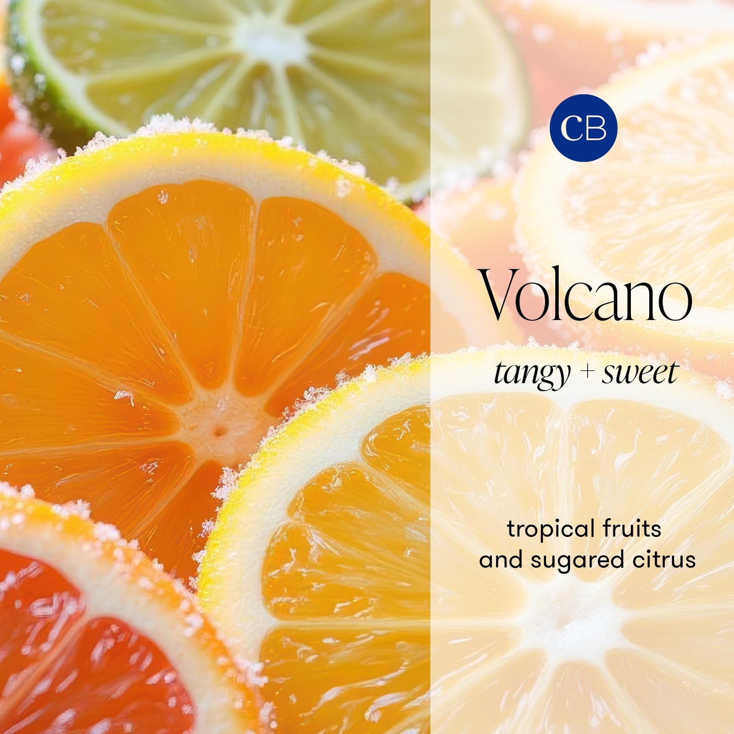 Capri Blue Volcano Scented Candles - Luxury Glass Jar Candles for Home Scented with Tropical Fruit & Sugared Citrus - Soy Wax Blend - Capri Blue Volcano - White Color (8 oz) (Pack of 2)