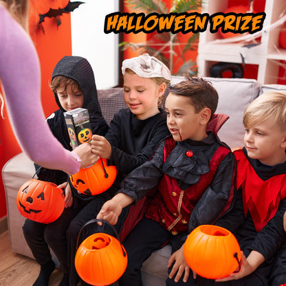ArtCreativity Halloween Bubble Wand for Kids, 14" Light Up Pumpkin Bubble Wand for Toddlers with LED & Music, Halloween Boo Basket Stuffers for Kids, Haloween Toys for Toddlers