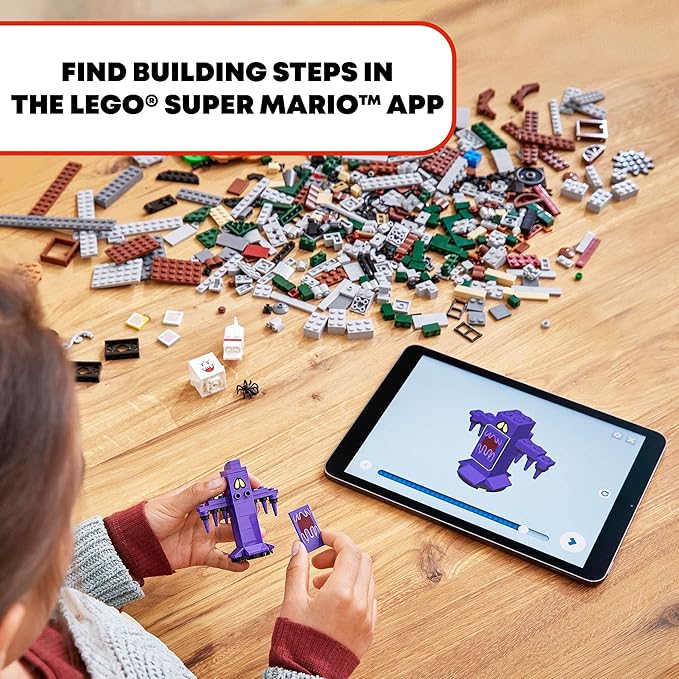 LEGO Super Mario Luigi’s Mansion Entryway Expansion Set 71399 Building Kit Collectible Toy for Kids Aged 7 and up (504 Pieces)
