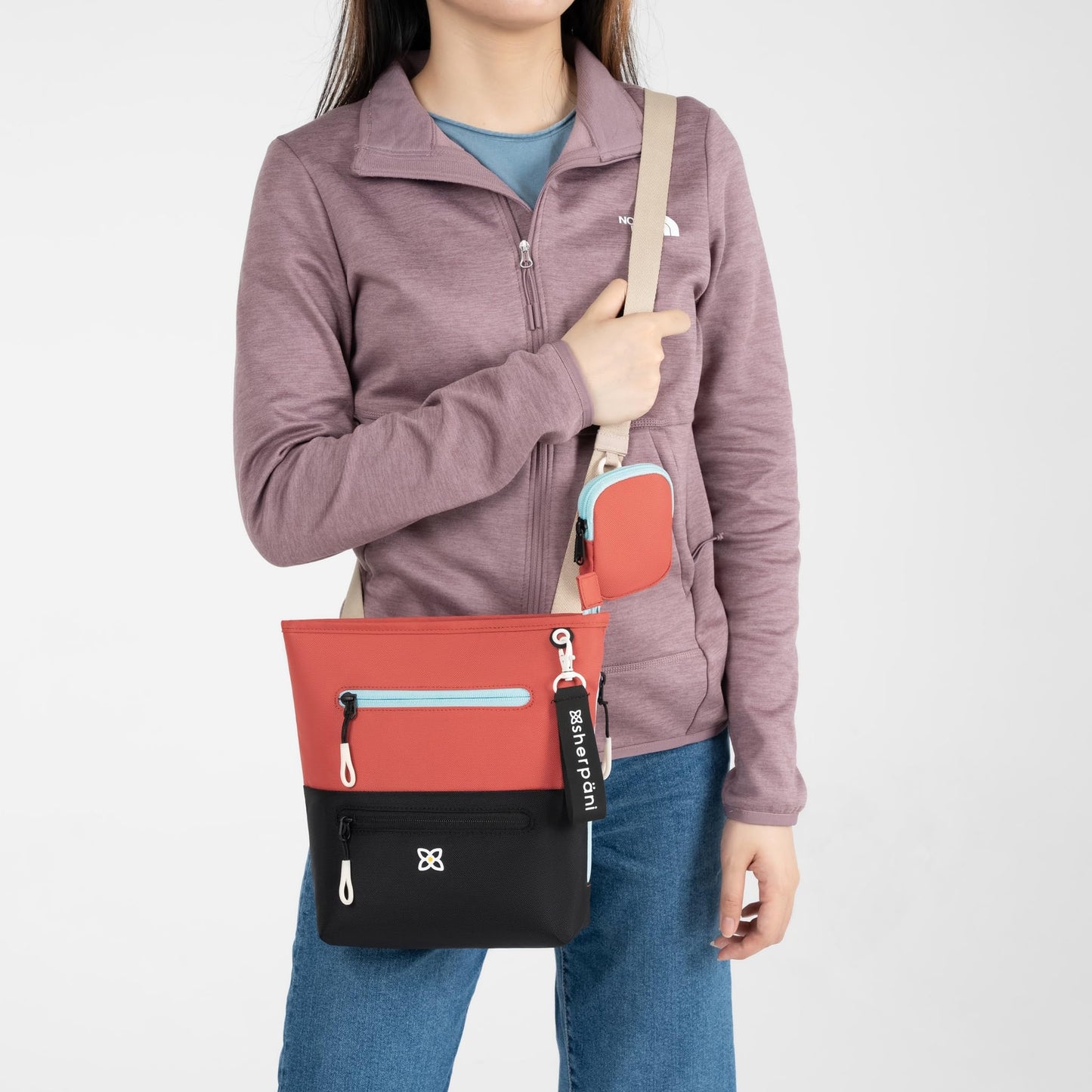 Sherpani Sadie, Nylon Crossbody Bag, Lightweight Shoulder Bag, Travel Cross Body, Crossbody Purse for Women, RFID Protection, Removable Coin Purse, Travel Gift (Chromatic Classic)