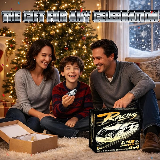 RC Drift Car 1/43 Mini RC Drift Car with Gyro 2.4GHz Full Proportional Control 20M/H 4WD High Speed Remote Control Alloy LED Lights &amp Drift Tires Toys Gift for Adults Boys and Girls
