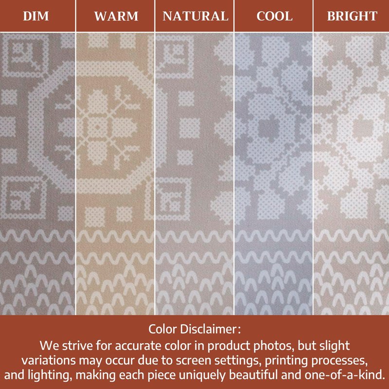 Maison d' Hermine Table Cloth Rectangle Table 100% Cotton 60 x 120 Inches Fall Tablecloth Reusable Everyday Use for Thanksgiving Christmas Decorations Dining Farmhouse Party (Cozy Christmas)