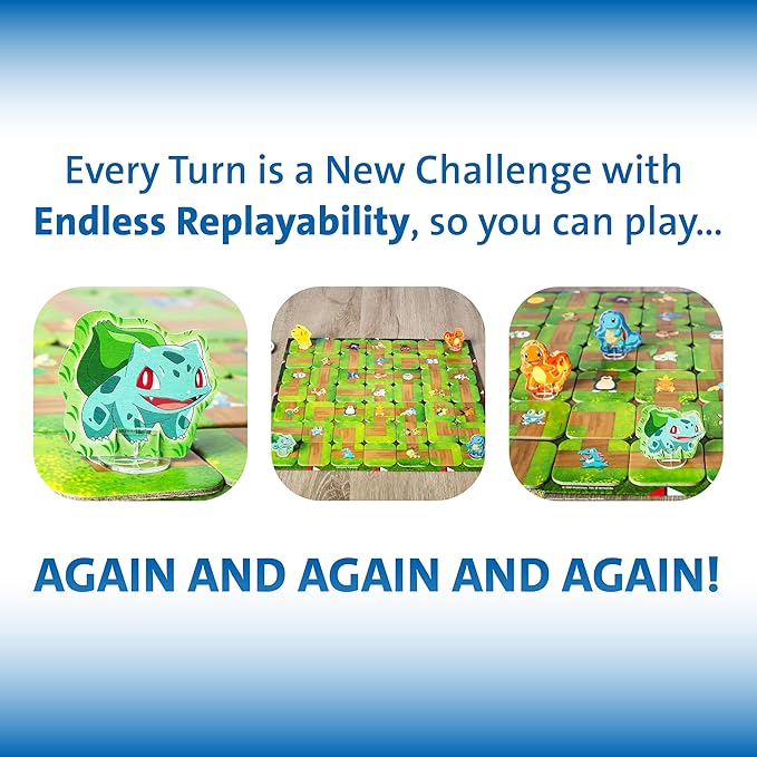 Ravensburger Labyrinth Pokemon Board Game - A Strategic Maze Adventure for Family Nights &amp Pokemon Parties - Includes Pikachu Bulbasaur and More - Great Birthday Gift for Kids Ages 7 and Up