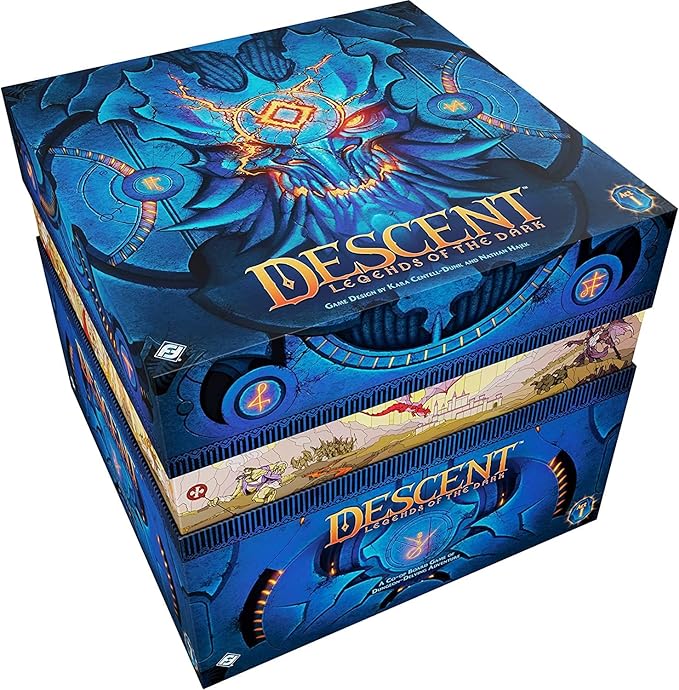 Asmodee Descent: Legends of The Dark Board Game - Epic Dungeon-Crawling Adventure Cooperative Strategy Game for Kids &amp Adults Ages 14+ 1-4 Players 3-4 Hour Playtime