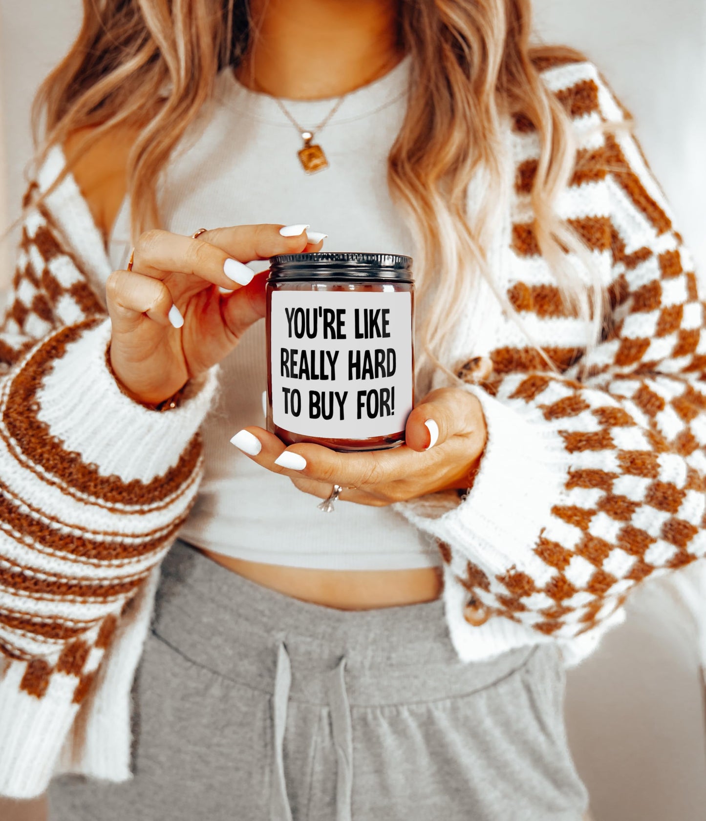 Candle Maker Dude Custom Create Your Own Candle - Personalized 40+ Scents 100% Soy Wax - Perfect for Birthdays, Anniversaries, Christmas, Weddings & More (White Label - Amber Jar)