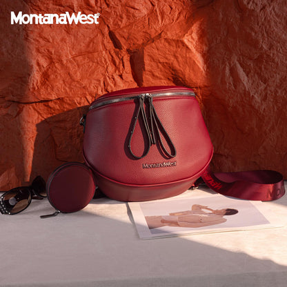 Montana West Large Crossbody Bags for Women Bum Bag Sling Purse with Adjustable Strap