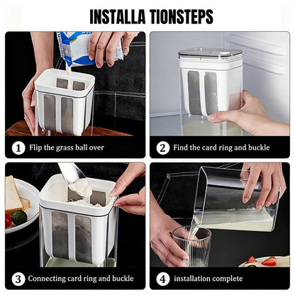 Yogurt Strainer——「0.9QT/0.23GAL Filter」 &「1.9QT/0.475GAL Total」, Yogurt Strainer Greek Yogurt Strainer Yogurt Press, BPA-Free PP Strainer for Whey Separation（Filter0.9QT/0.23GAL）