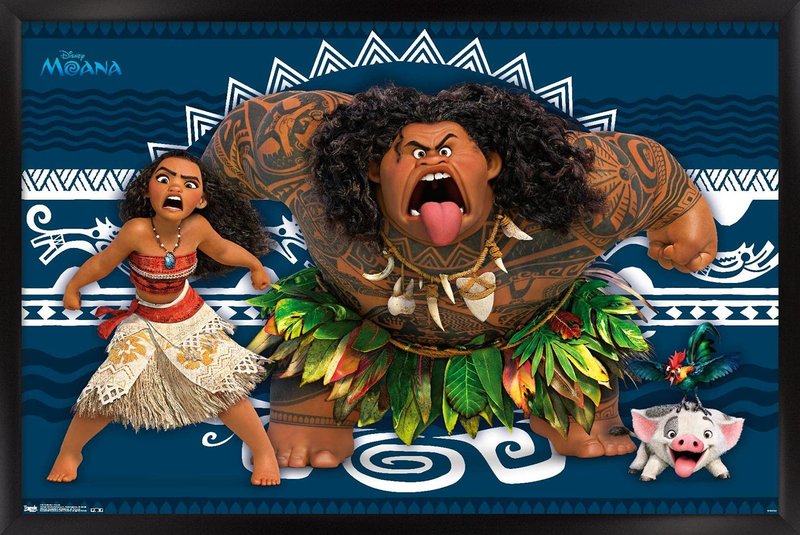 Trends International Moana Faces Wall Poster 22.375" x 34"