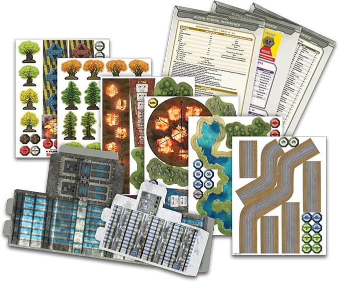 BattleTech Counters Pack Alpha Strike - Miniatures Wargame Accessory for 2+ Players Ages 14+ 1.5 Hours+ Play Time - Essential Kit by Catalyst Game Labs