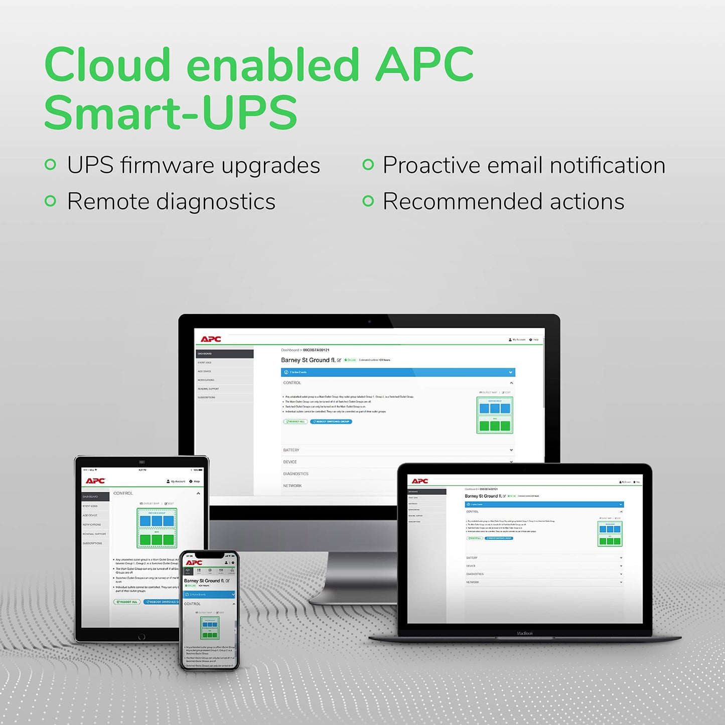 APC 1500VA Smart UPS with SmartConnect, SMC1500-2UC Rack Mount UPS Battery Backup, Sinewave, AVR, 120V, Line Interactive Uninterruptible Power Supply