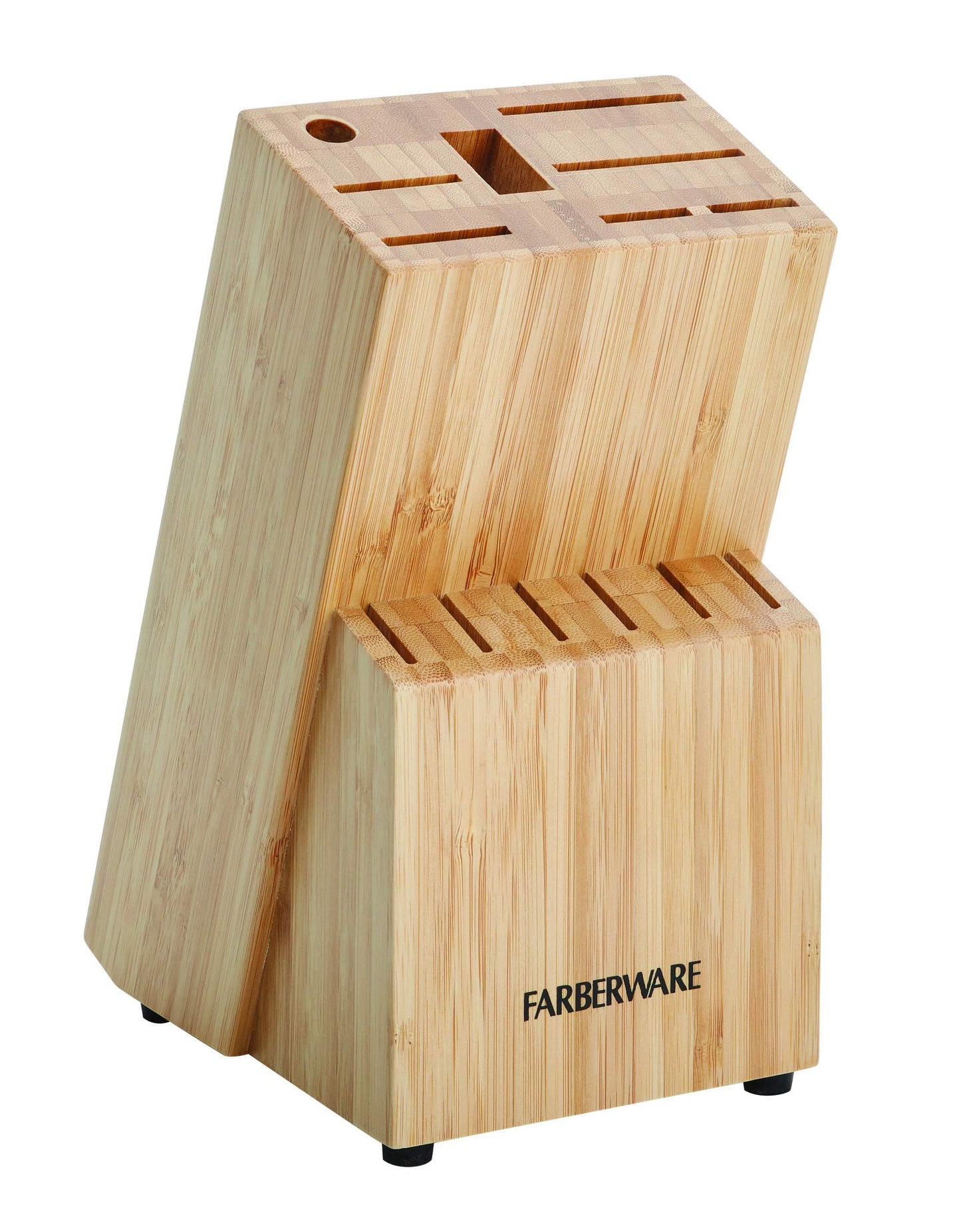 Farberware Juego de cuchillos de acero Inoxidable con sello bloque de 15 piezas