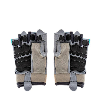 MRX BOXING & FITNESS Weight Lifting/Exercise Grip Gloves for Women, Great for Workouts, Weight Training and More, Sky Blue X-Large