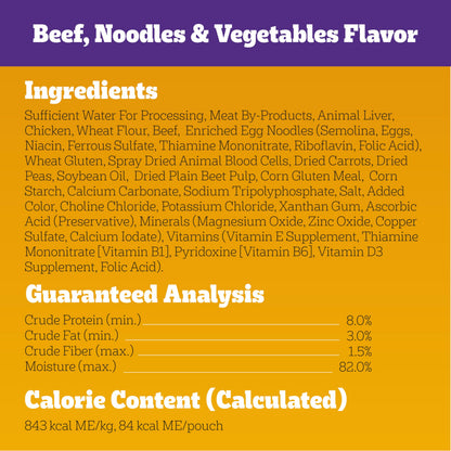Pedigree Choice Cuts in Gravy Adult Soft Wet Dog Food 30-Count Variety Pack, 3.5 oz. Pouches