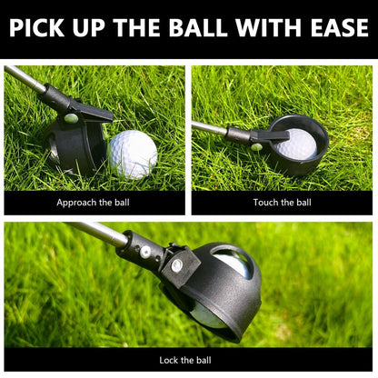 QPPKII 6Ft/9Ft Golf Ball Retriever for Water Telescopic, Ball Retriever Tool Golf Ball Grabber, Golf Accessories Gifts for Men Women