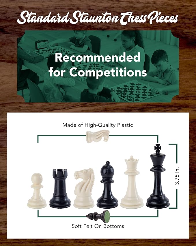 Bobby Fischer® Learn to Play Chess Set Board Game