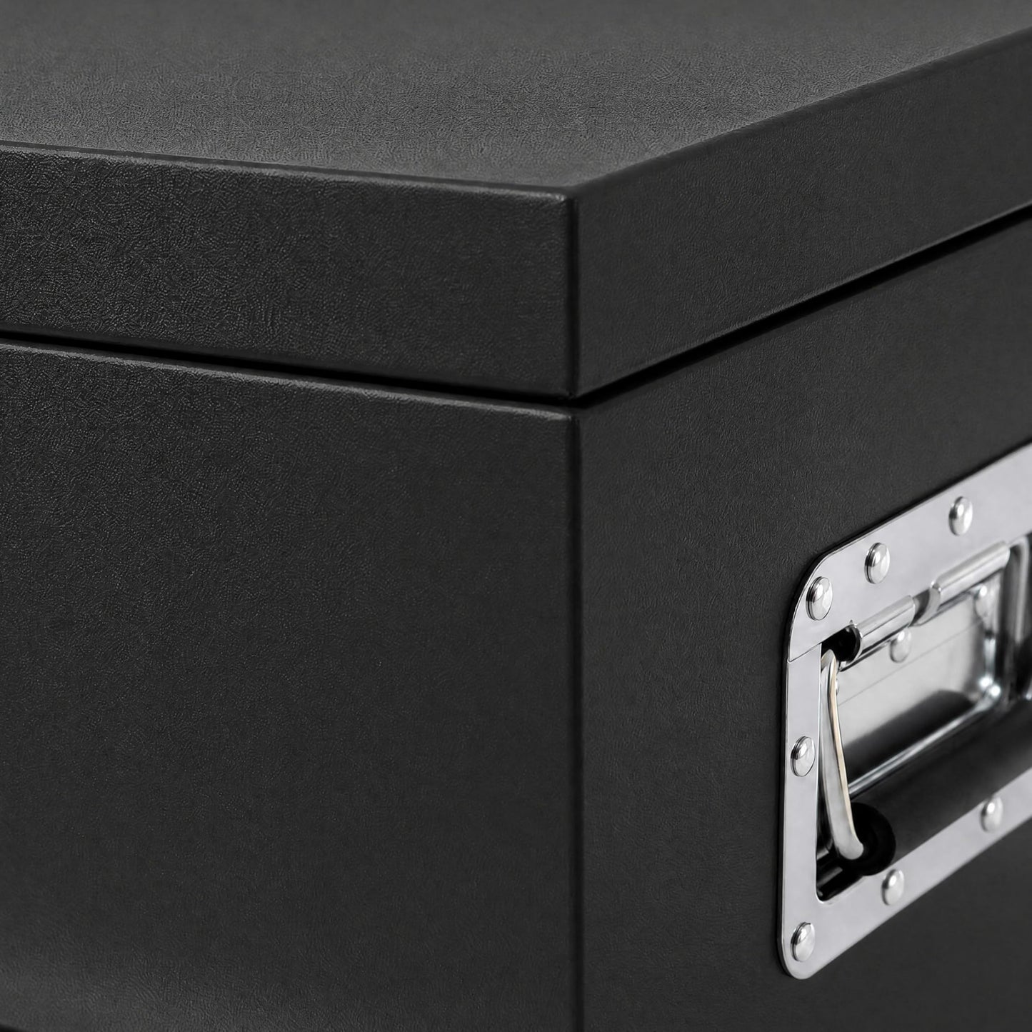 Heavy Duty Truck Bed Tool Box 36'' Locking Steel Truck Toolbox with Front Pull Handle, Side Grab Handles, Dual Gas Struts, Weather-Resistant Powder Coated Storage Box for Pickup Truck Bed, RV, Trailer