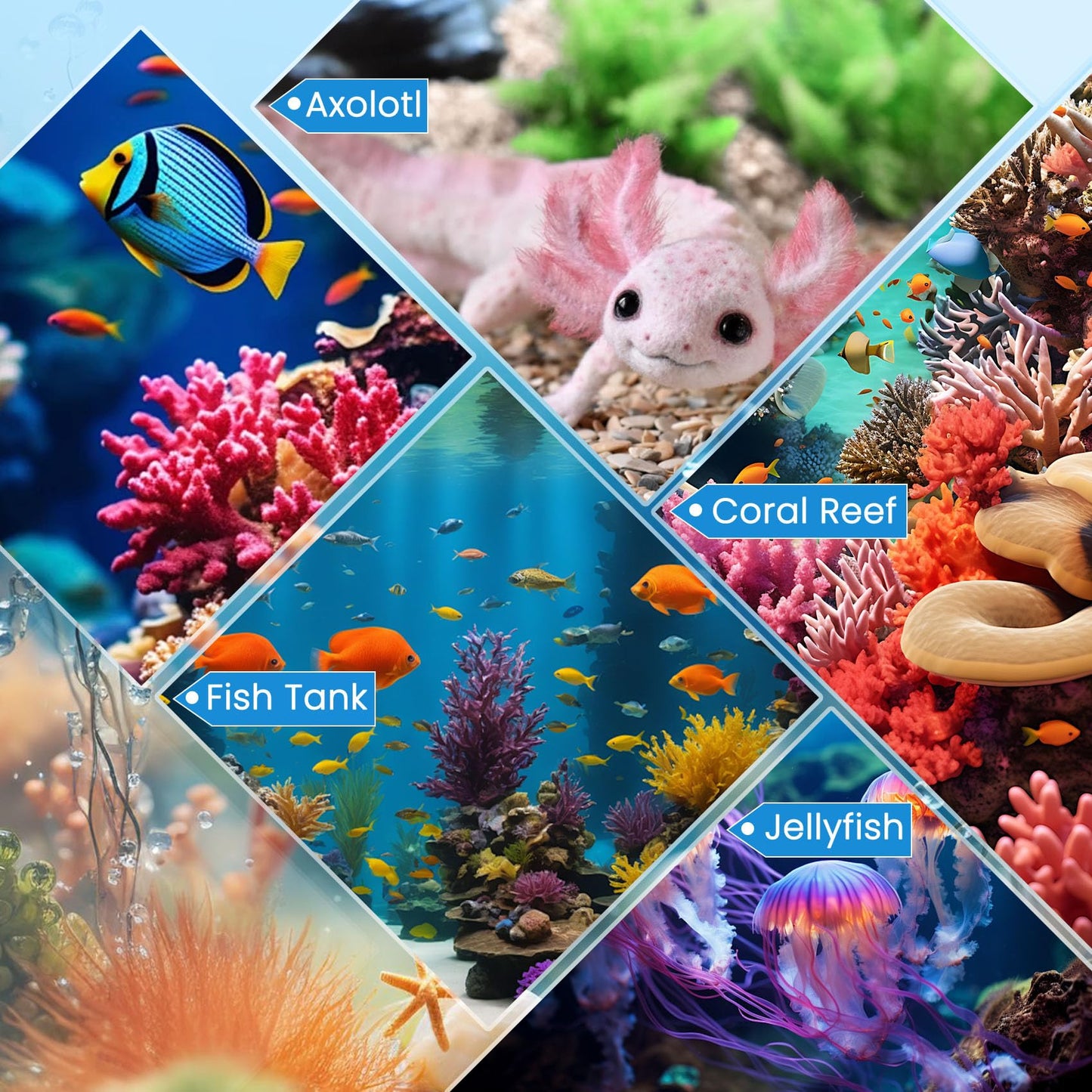 Aquarium Chiller 79 Gal, 1/3 HP Water Chiller Machine, Hydroponic Cooling System, Fish Tank Chiller with Upgraded LED display, for Axolotl Jellyfish