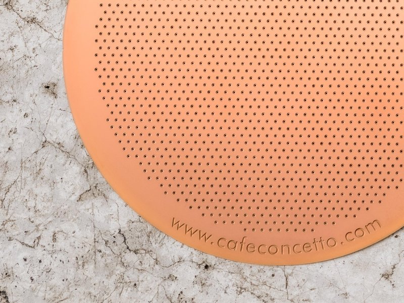 Filter for use in AeroPress XL Coffee Makers (Superfine XL) - Premium Replacement Disc - Reusable Metal, Titanium Coated Stainless Steel. Upgrade Your Mesh or Filter Papers