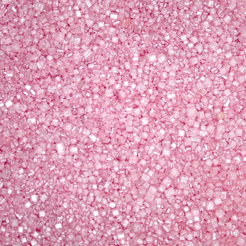Brew Glitter - Pink Rimming Sugar (4oz, 1x Bar Tin) Cocktail Garnish for Mixed Drinks & Refreshments
