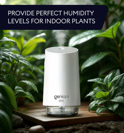 GENIANI Ultrasonic Cool Mist Humidifier for Bedroom, Large Rooms, Home, 4L - Easy Fill & Clean Humidifier for Plants w/Auto Shut-off, 40H Runtime - Quiet, Top Fill Air Humidifier