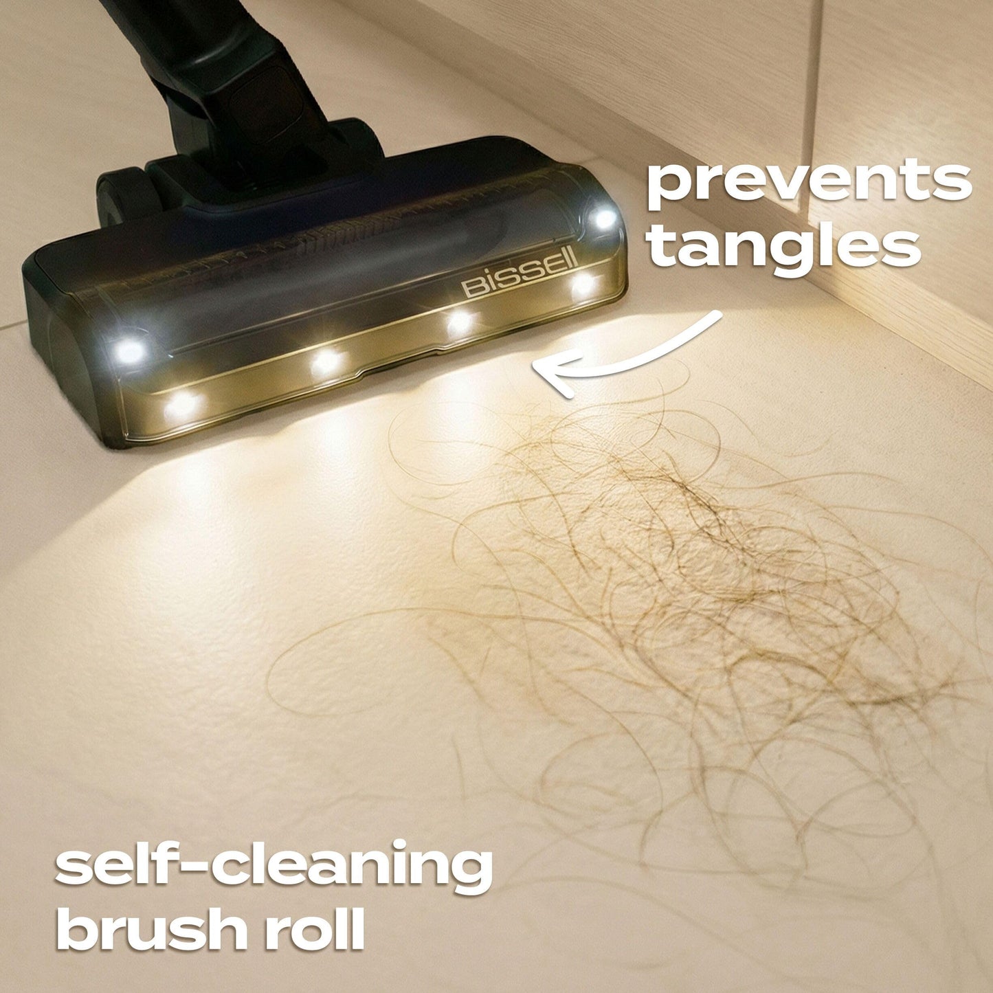 Bissell PowerClean FurGuard Self-Standing Cordless Vacuum w/Self-Cleaning Brush Roll, Wall Mount, Upholstery Tool & Bright Headlights, Amazon Exclusive Limited Edition Color, Coastal Clean, 4039A