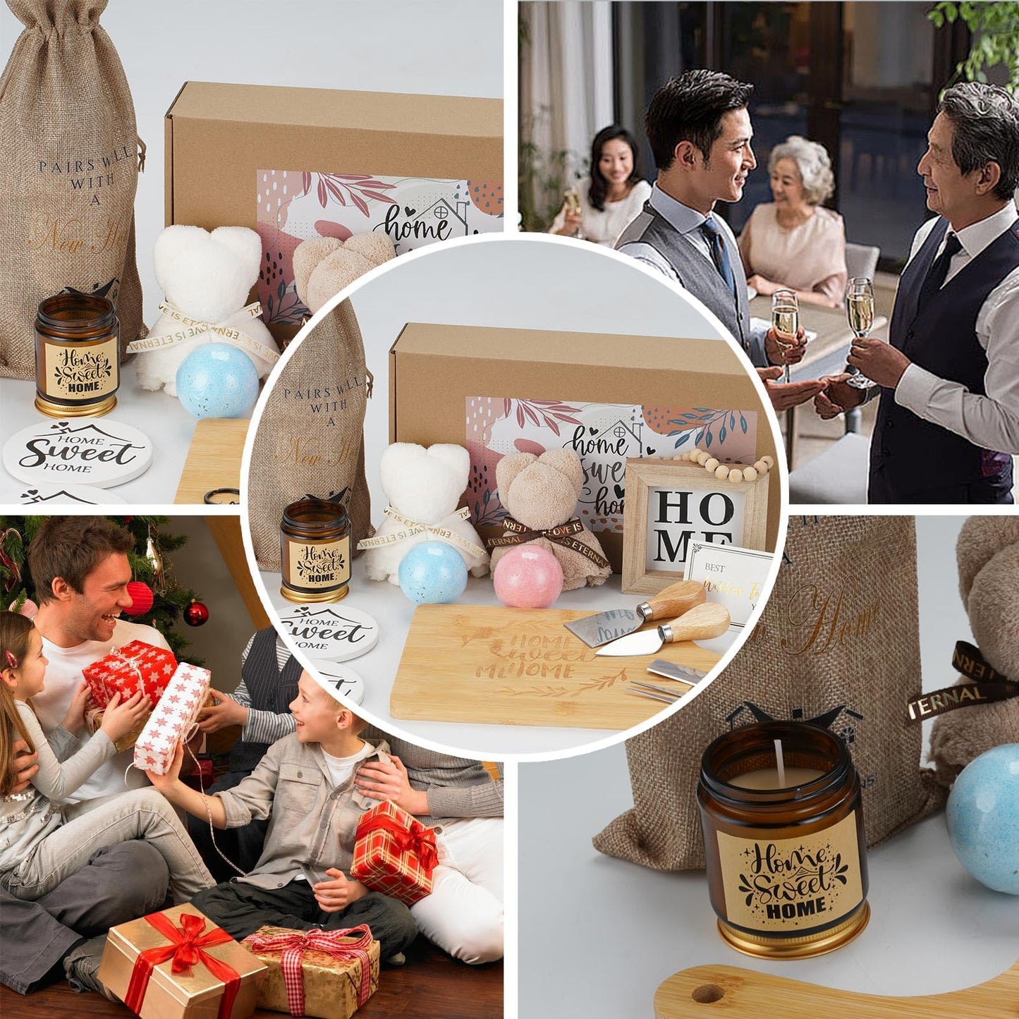 House Warming Gifts New Home, Housewarming Gift Ideas for Women, New Apartment Housewarming Baskets, Welcome Basket, Closing Gifts for Home Buyers