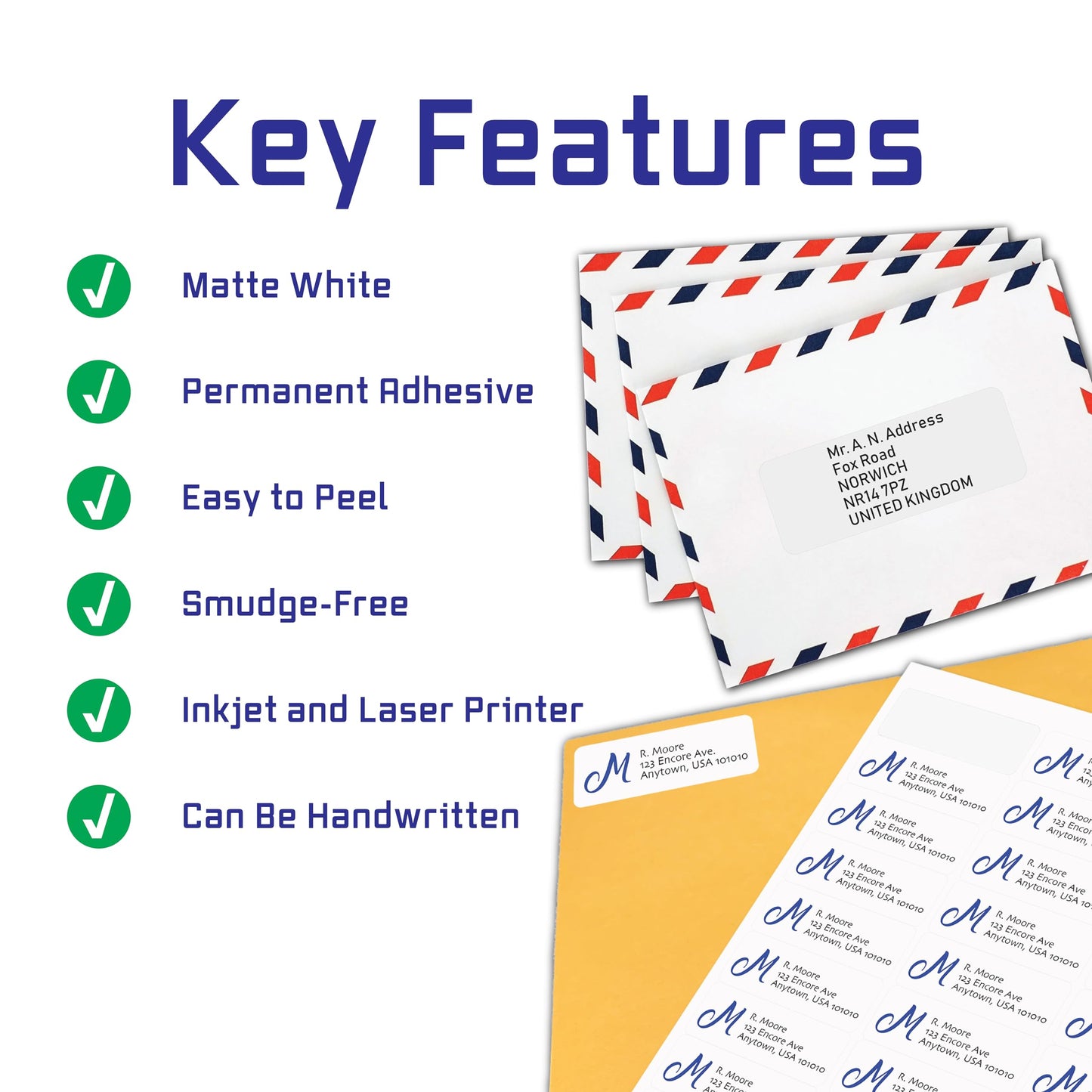 Blank Labels Shipping and Printer Labels 4" X 6.75" Thermal Transfer Label on 1" Cores with NO Perforations Between Labels | 250 Label Per Roll | Matte White 16 Rolls Total | 4,000 Label | Made in USA