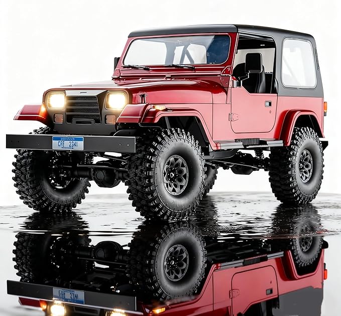 Rochobby BEEZRC 1/10 mashigan RC Rock Crawler for Adults 4WD Off-Road Remote Control Truck Hobby Grade RC Crawler RS Need to Complete