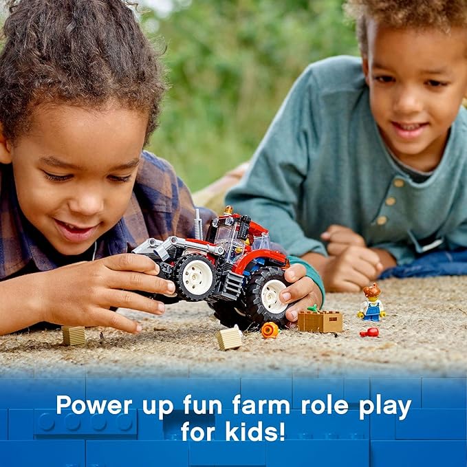 LEGO City Great Vehicles Tractor 60287 Building Toy Set for Kids Boys and Girls Ages 5+ (148 Pieces)