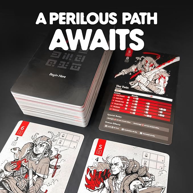 Spire's End: Volume 1 Card Game Add to Your Choose-Your-Path Horror Adventure and Strategy Board Games Immersive Solo or Cooperative Play for Ages 16 and Over 1-2 Players 60-90 Minute Playtime