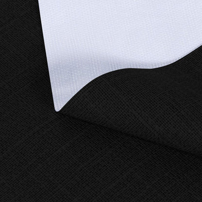 sancua 100% Waterproof Rectangle PVC Tablecloth - 70 x 90 Inch - Oil Proof Spill Proof Vinyl Table Cloth, Wipe Clean Table Cover for Dining Tables, Buffet Parties and Camping, Black