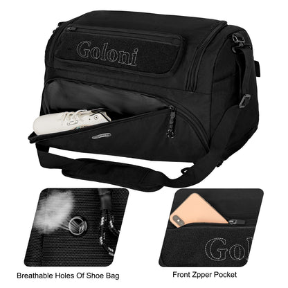 Gym Bag for Men,40L Large 3 in 1 Sports Duffle Bag with Shoes Compartment and Wet Pocket,Travel Backpack Weekender Overnight Bag for Travel, Gym, Sports