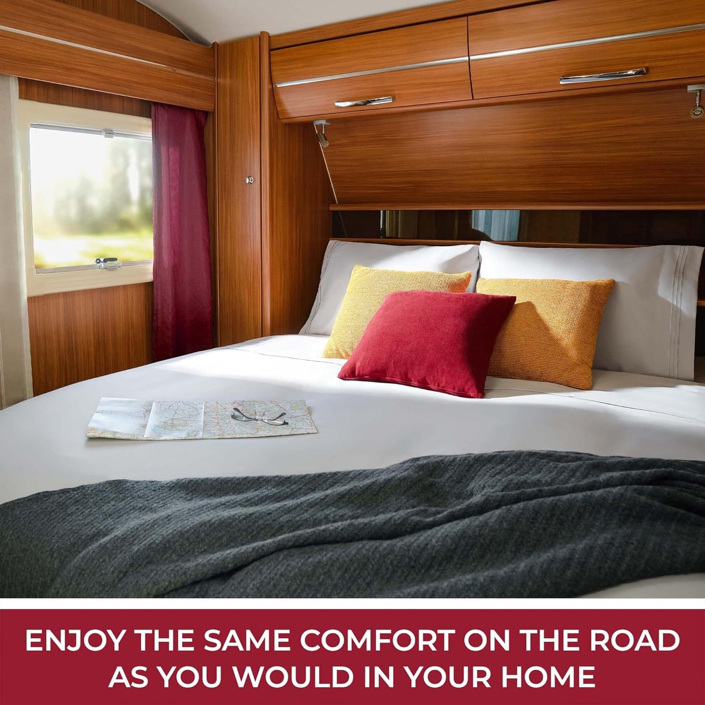 Mellanni RV Short Queen Sheets - Luxury 4 PC Bedding Set | Extra Soft, Cooling, Deep Pocket (Terracotta)