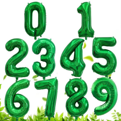Number Balloons Green Party Balloon - Giant Number 9 Balloon, 40 Inch Large Balloon for St. Patrick's Day Games Theme Birthday Decoration, Girls Boys Party Supplies